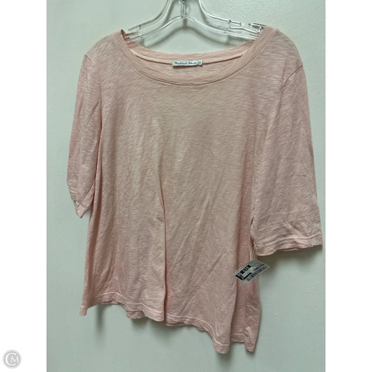 Top Long Sleeve By Michael Stars In Pink, Size: S