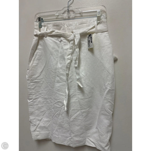 Skirt Midi By Ann Taylor In White, Size: 6