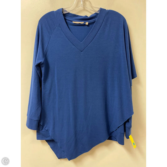 Top Long Sleeve By Soft Surroundings In Blue, Size: S