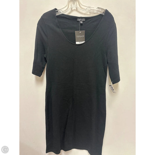 Dress Casual Midi By Top Shop In Black, Size: M