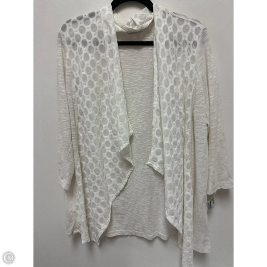 Cardigan By Logo In Cream, Size: L