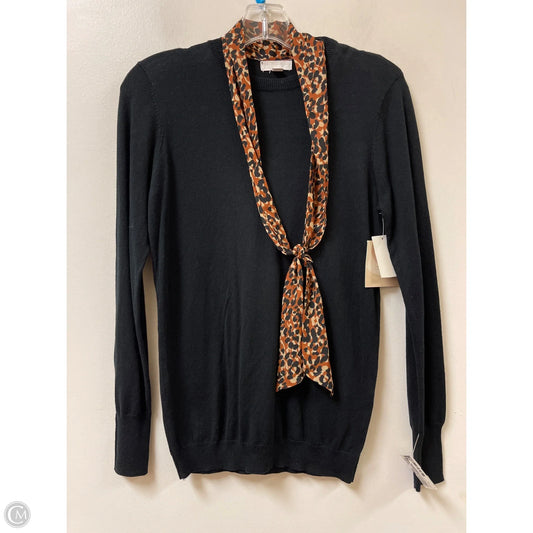 Top Long Sleeve By 41 Hawthorn In Black & Brown, Size: Xs
