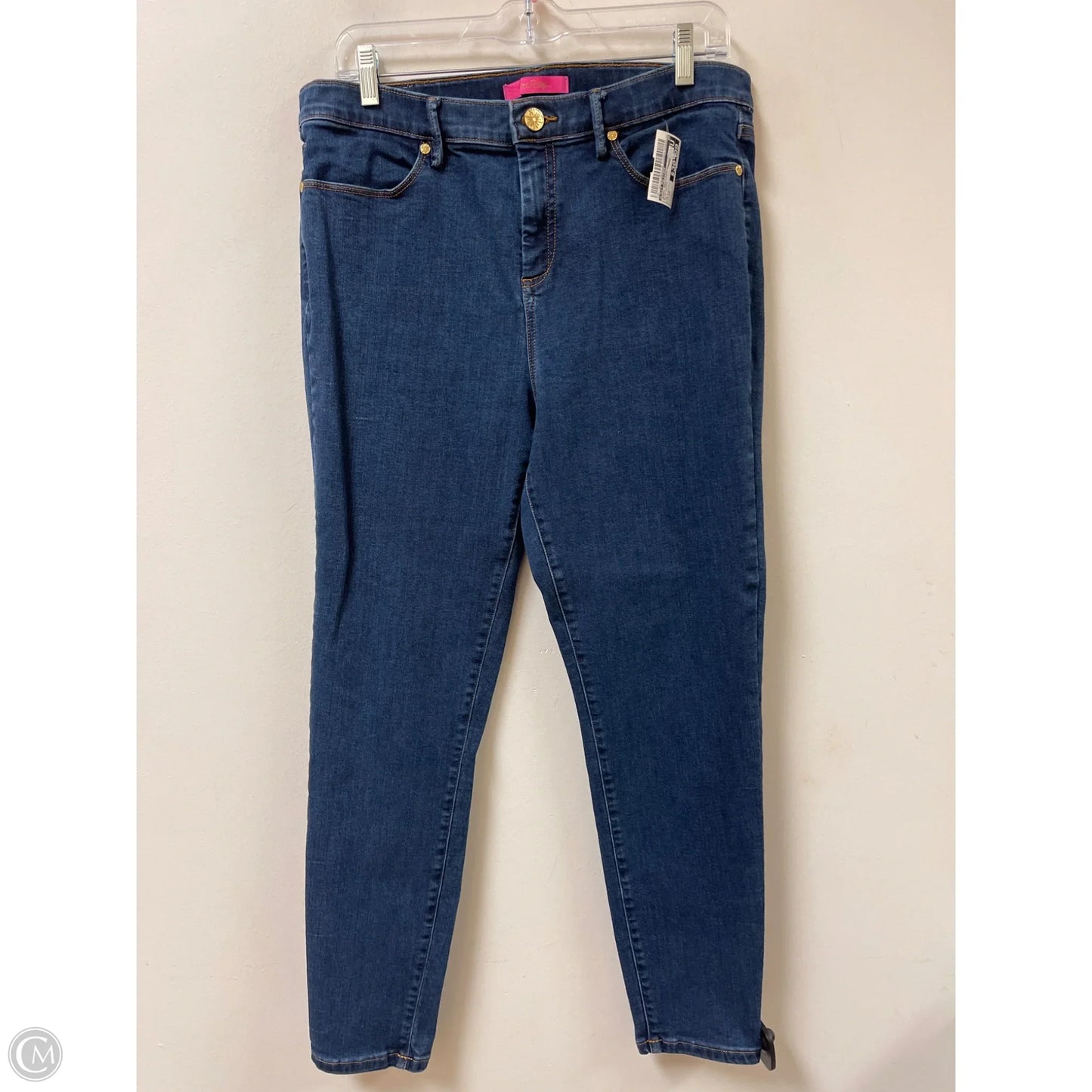 Jeans Designer By Lilly Pulitzer In Blue Denim, Size: 14