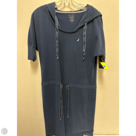 Dress Casual Midi By Nautica In Navy, Size: M