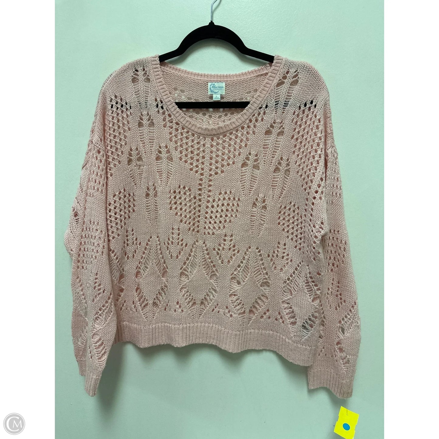 Sweater By Blue Rain In Pink, Size: L