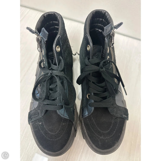 Shoes Sneakers By Vans In Black, Size: 6.5