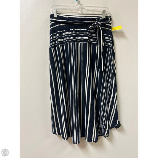 Skirt Midi By Tommy Bahama In Blue & White, Size: 0