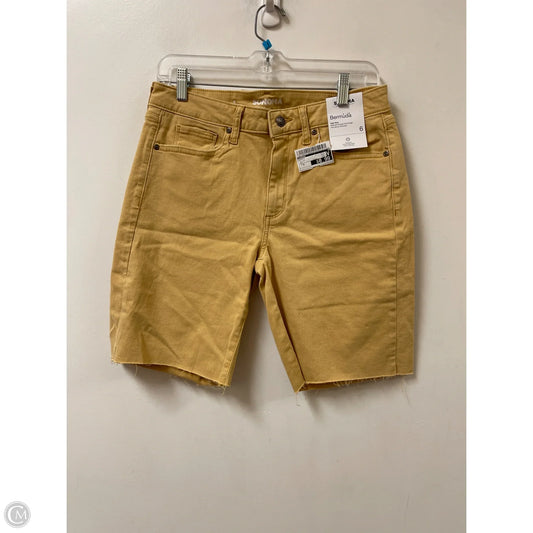Shorts By Sonoma In Yellow, Size: 6