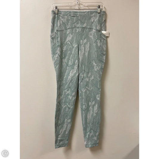 Athletic Leggings By Lululemon In Green, Size: 10