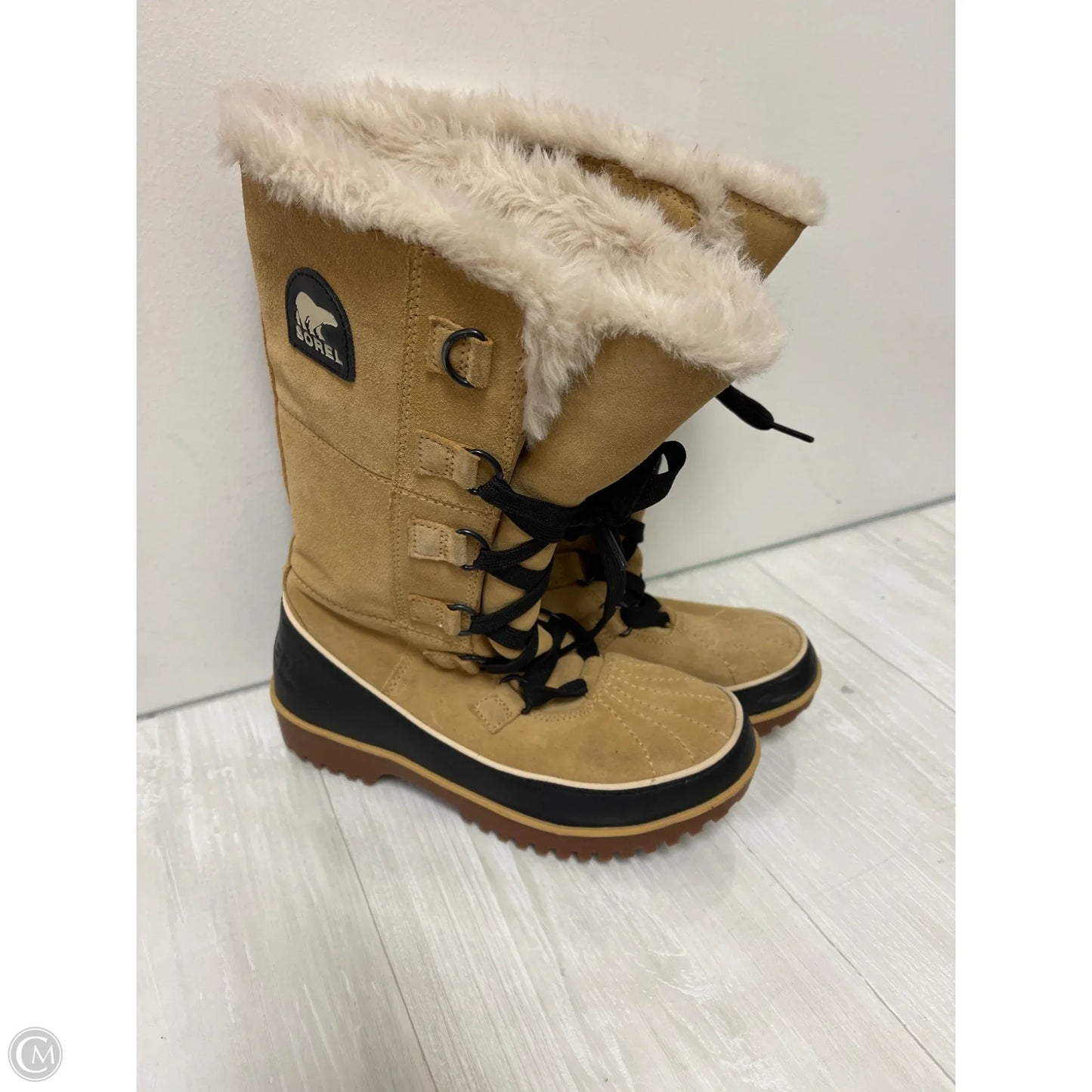 Boots Snow By Sorel In Tan, Size: 6