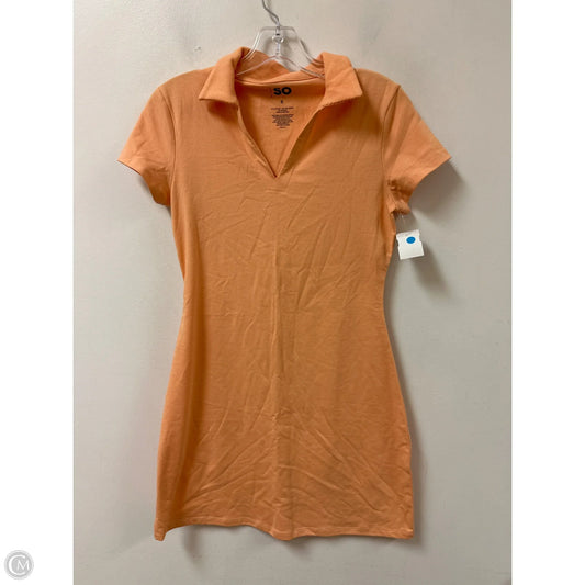 Dress Casual Midi By So In Orange, Size: S