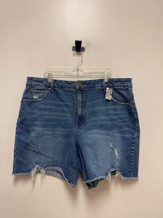 Blue Denim Shorts Terra & Sky, Size 22