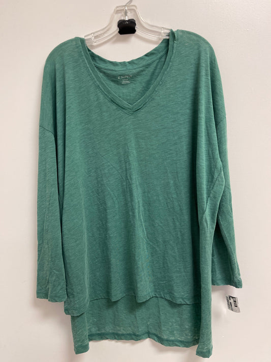 Green Top Long Sleeve Z Supply, Size L