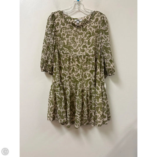 Dress Casual Midi By Bb Dakota In Green & Pink, Size: S