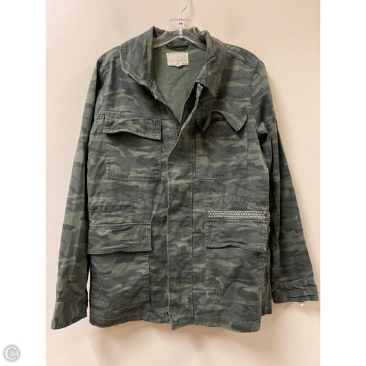 Jacket Utility By Caslon In Camouflage Print, Size: M