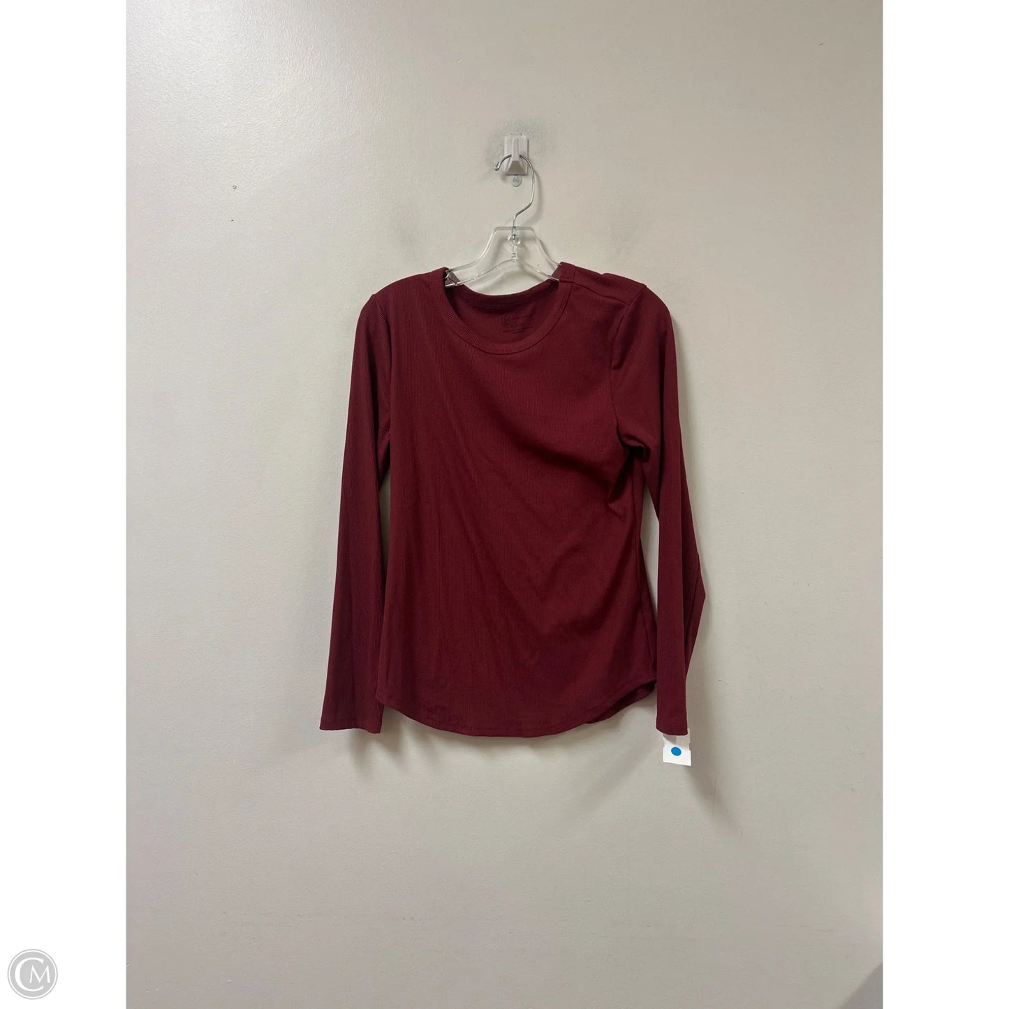Top Long Sleeve By No Boundaries In Red, Size: L