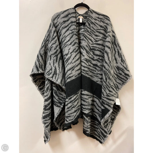 Shawl By Michael By Michael Kors In Black & Grey, Size: Osfm