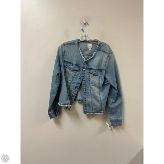 Jacket Denim By Kensie In Blue Denim, Size: Xl