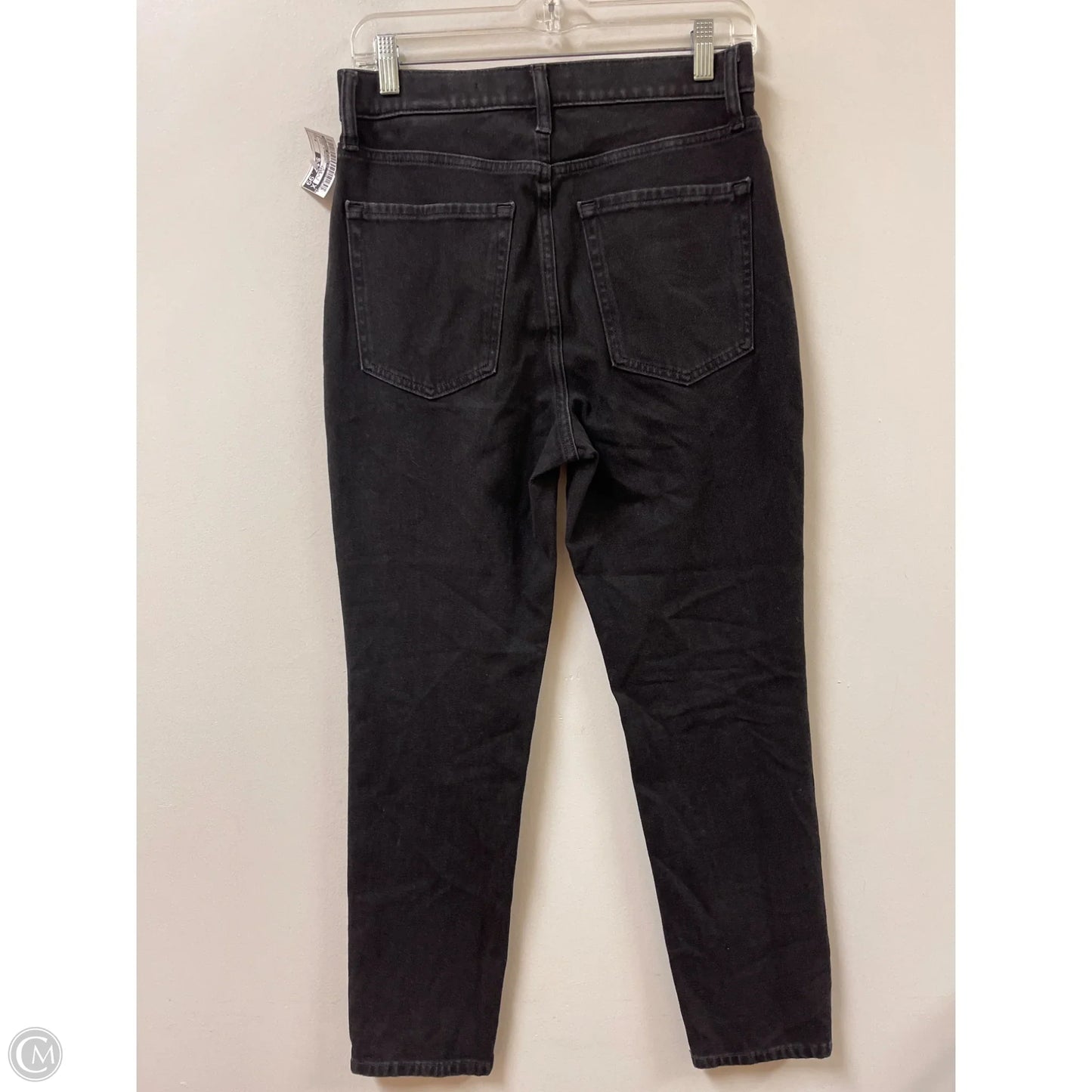 Jeans Straight By Banana Republic In Black, Size: 8