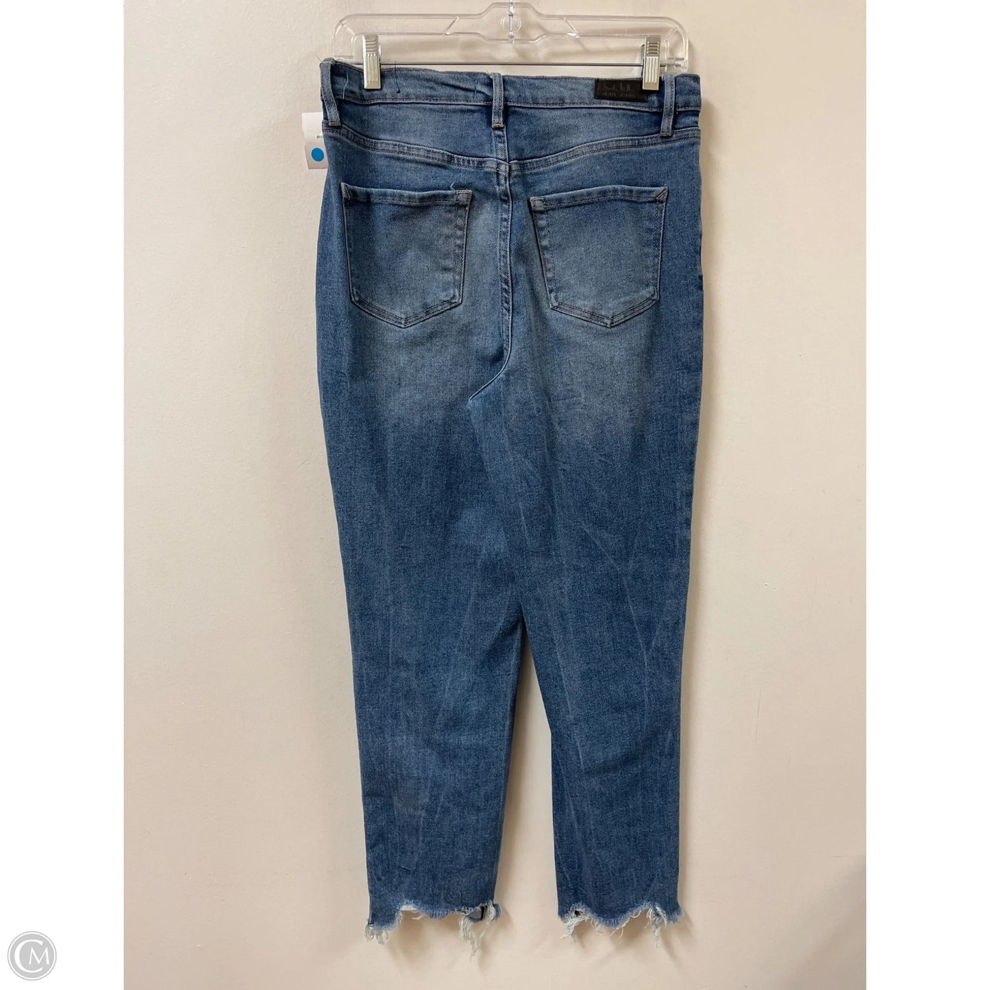 Jeans Straight By Nicole Miller In Blue Denim, Size: 8