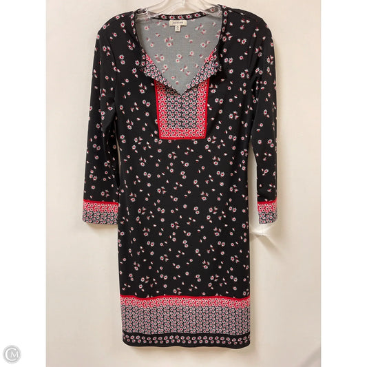 Dress Casual Midi By Max Studio In Black & Red, Size: Xs