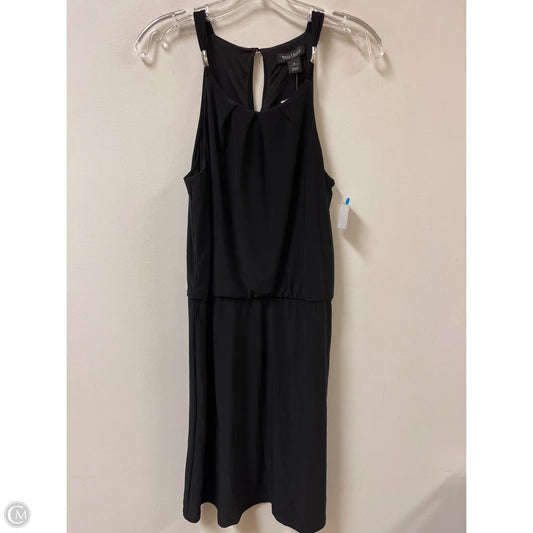 Dress Casual Midi By White House Black Market In Black, Size: S