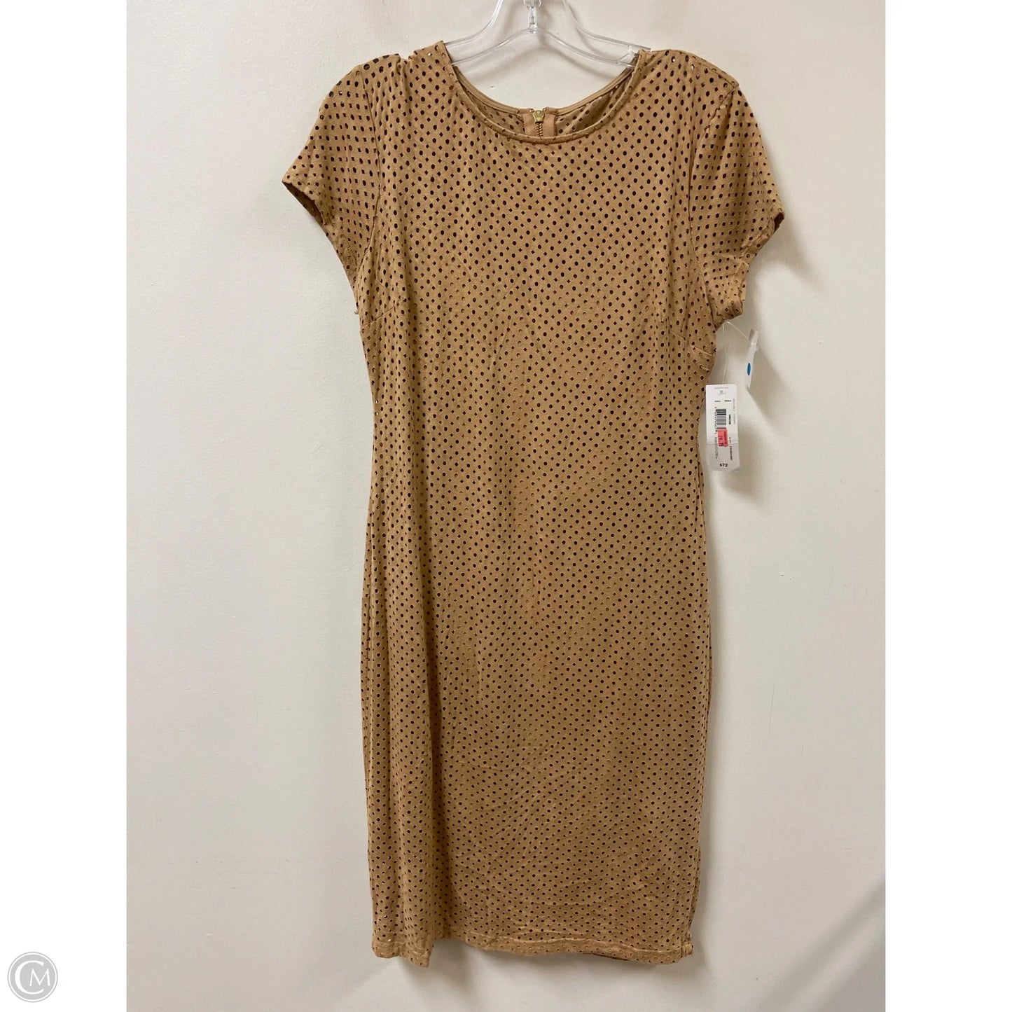 Dress Casual Midi By Bisou Bisou In Cream, Size: M