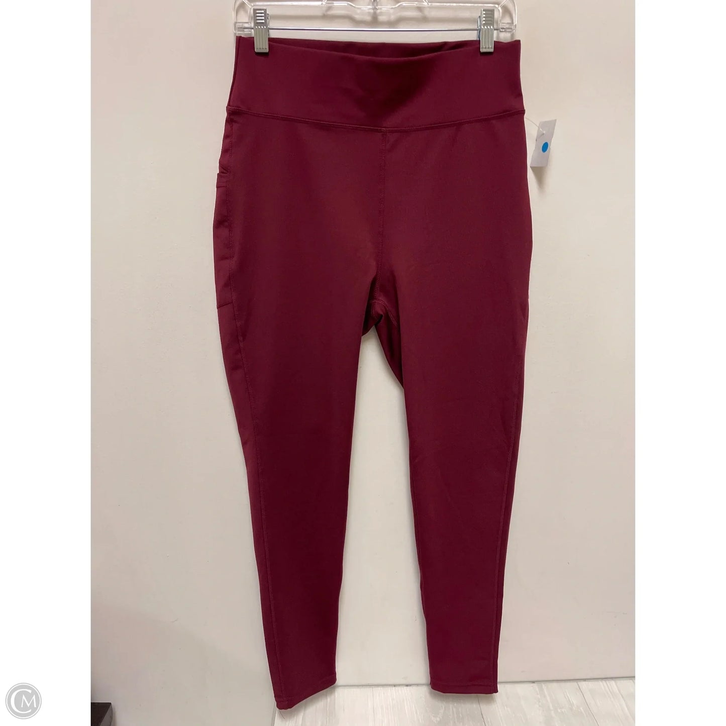 Athletic Leggings By Popfit In Red, Size: Xl