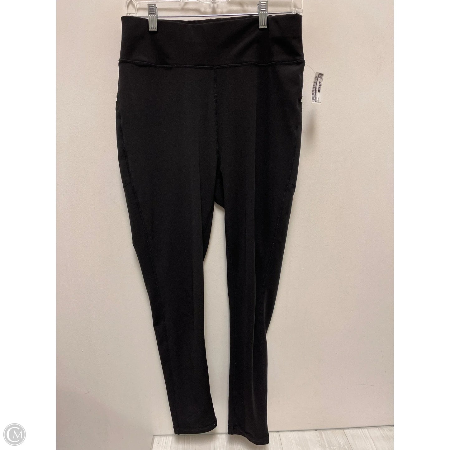Athletic Leggings By Popfit In Black, Size: Xl