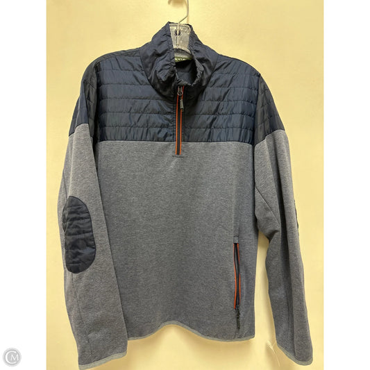 Athletic Sweatshirt Collar By Orvis In Blue, Size: M