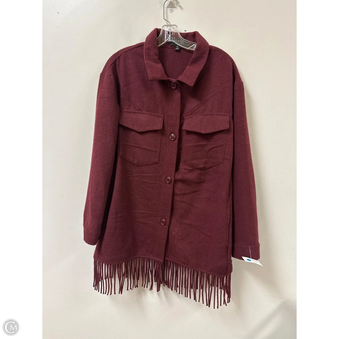 Coat Other By Laundry In Red, Size: L