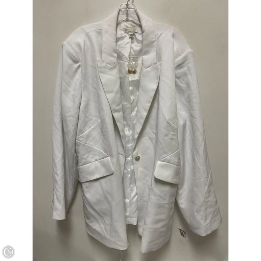 Blazer By Cato In White, Size: 4x