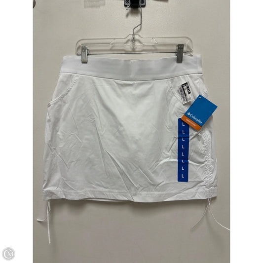 Athletic Skort By Columbia In White, Size: L