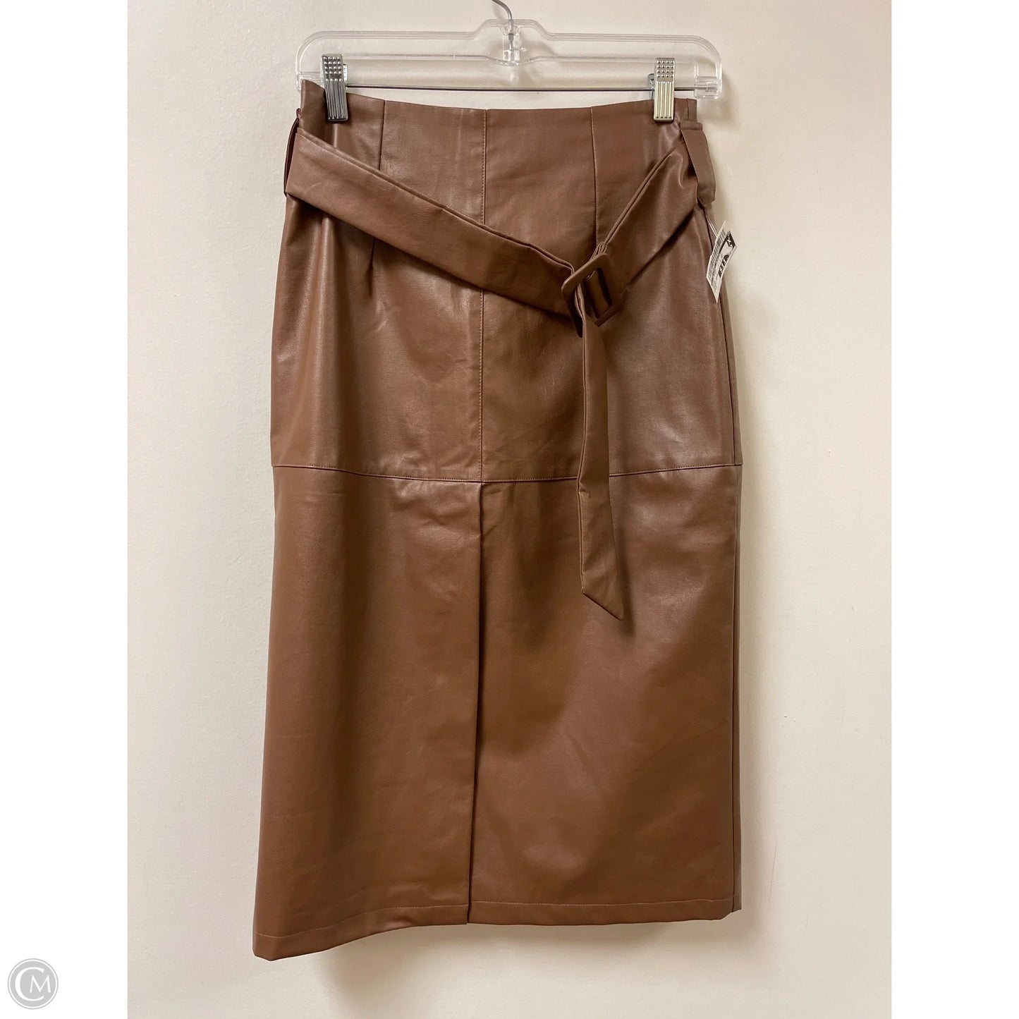 Skirt Midi By Clothes Mentor In Brown, Size: 2