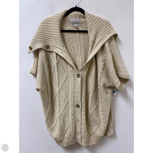 Sweater Cardigan By Banana Republic In Cream, Size: M