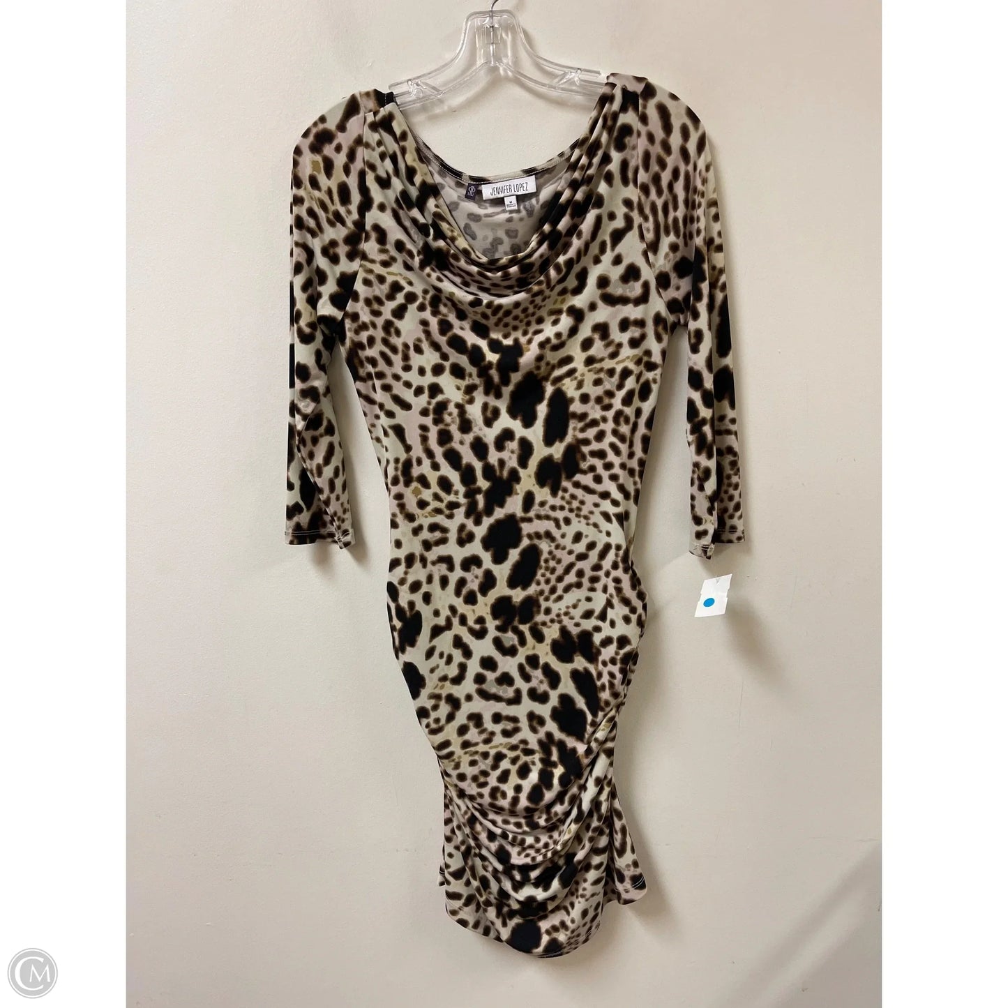 Dress Casual Midi By Jennifer Lopez In Animal Print, Size: M