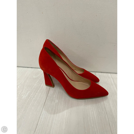 Shoes Heels Stiletto By Vince Camuto In Red, Size: 5