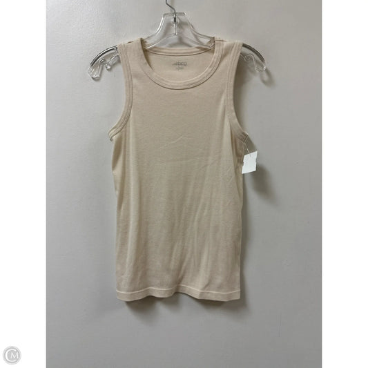 Athletic Tank Top By Bcg In Cream, Size: L