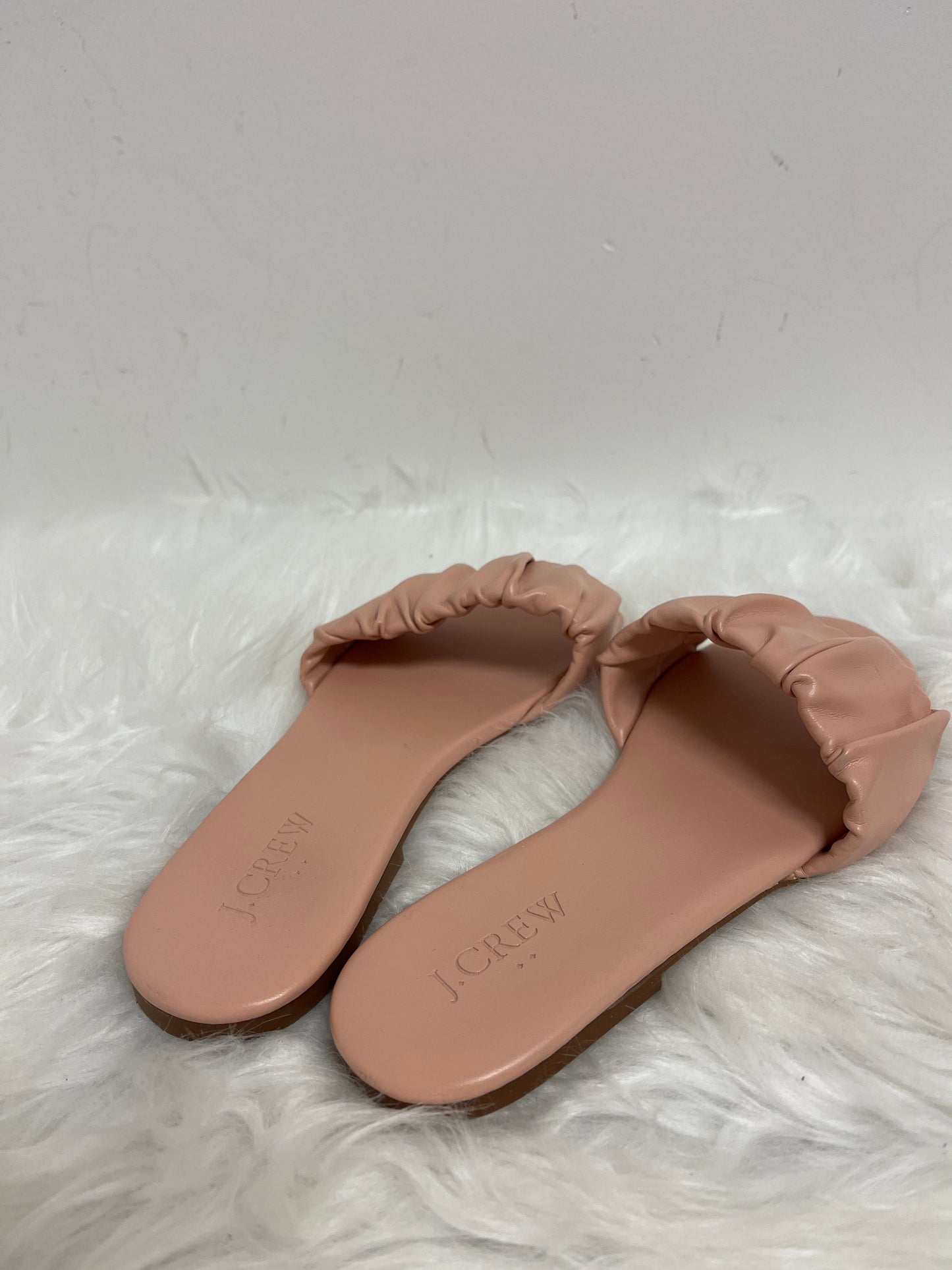 Pink Sandals Flats J. Crew, Size 6