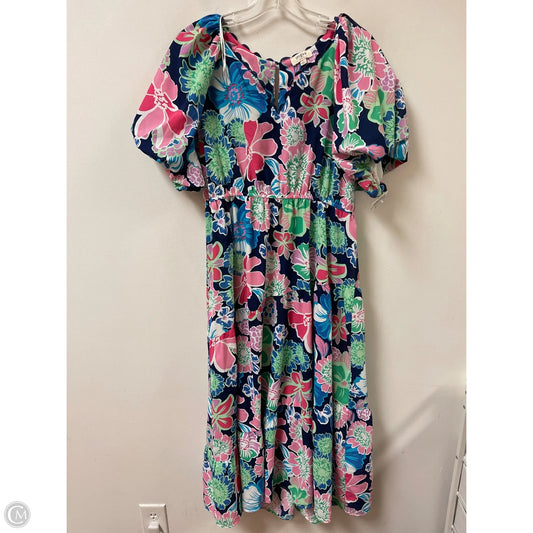 Dress Casual Maxi By Umgee In Multi-colored, Size: L