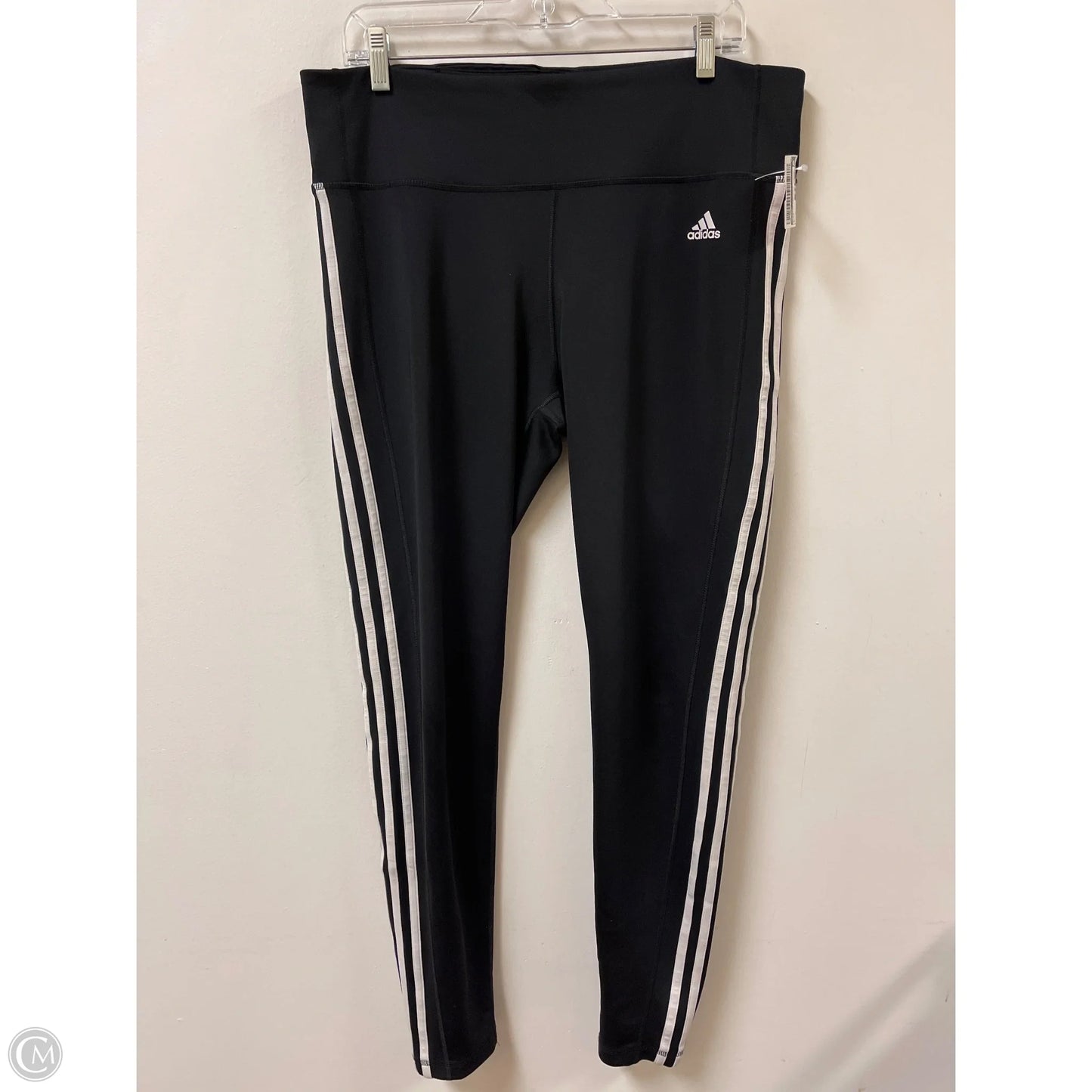 Athletic Leggings By Adidas In Black, Size: Xl