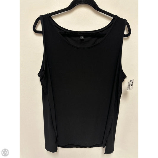 Top Sleeveless By Roz And Ali In Black, Size: 1x