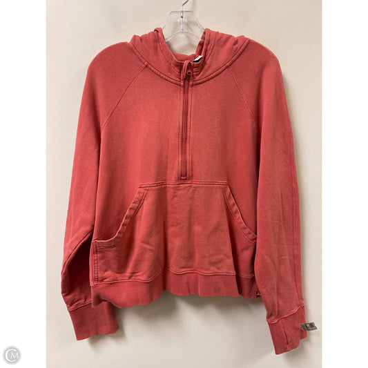 Athletic Sweatshirt Hoodie By Joy Lab In Pink, Size: L