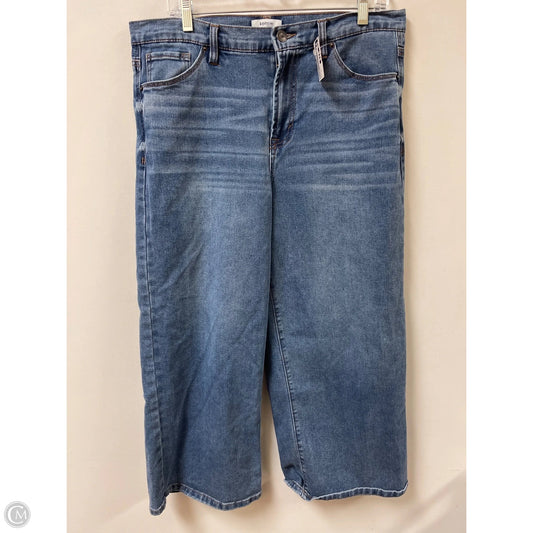 Jeans Wide Leg By Kensie In Blue Denim, Size: 12