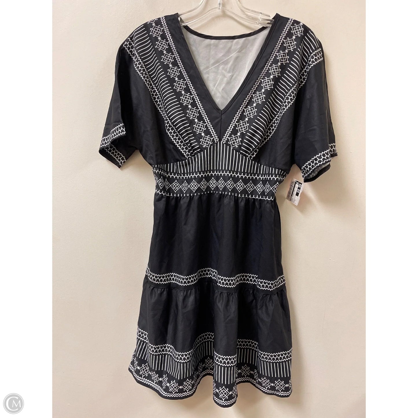Dress Casual Midi By Shein In Black, Size: M