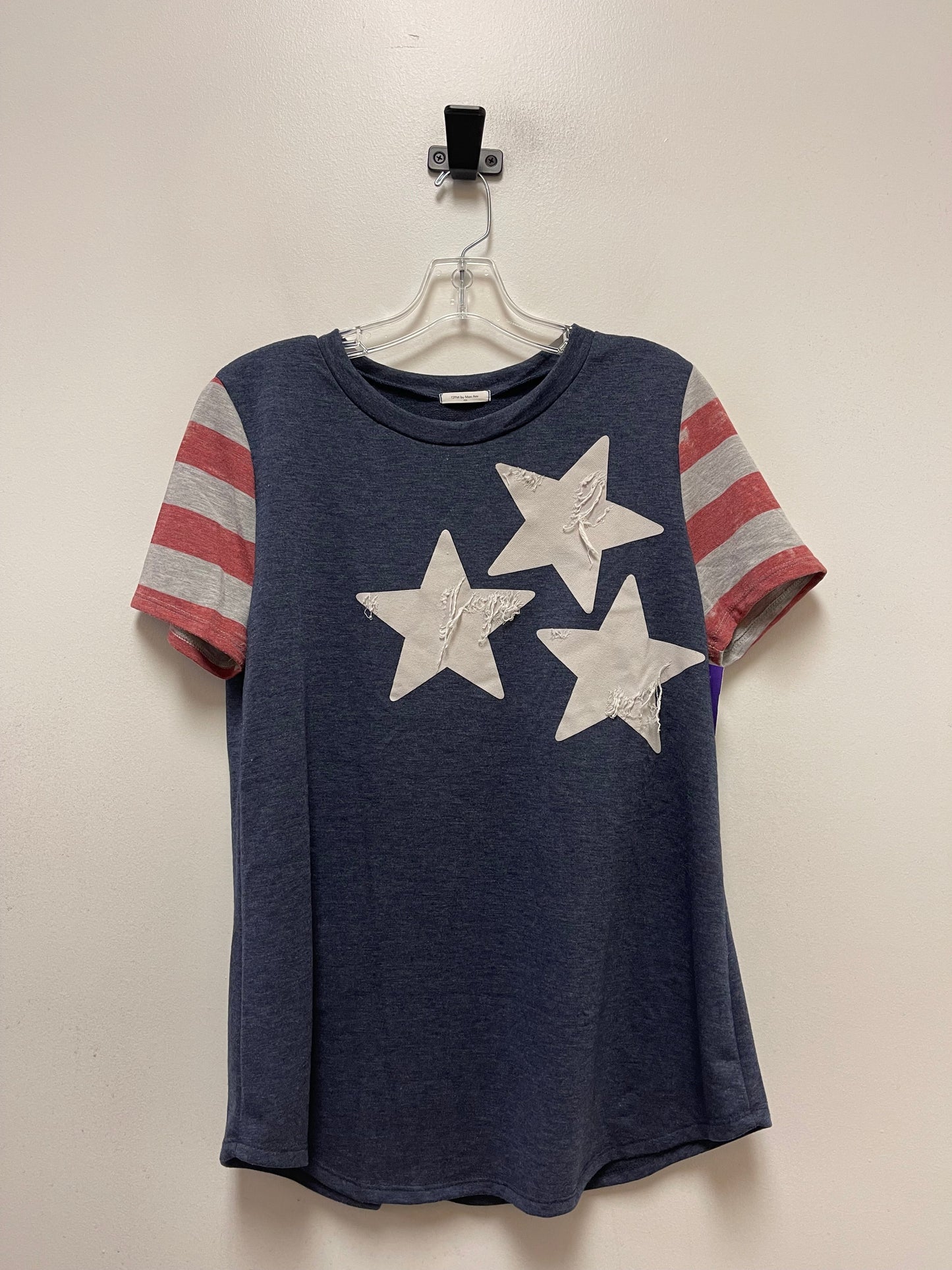 Navy Top Short Sleeve Mon Ami, Size L