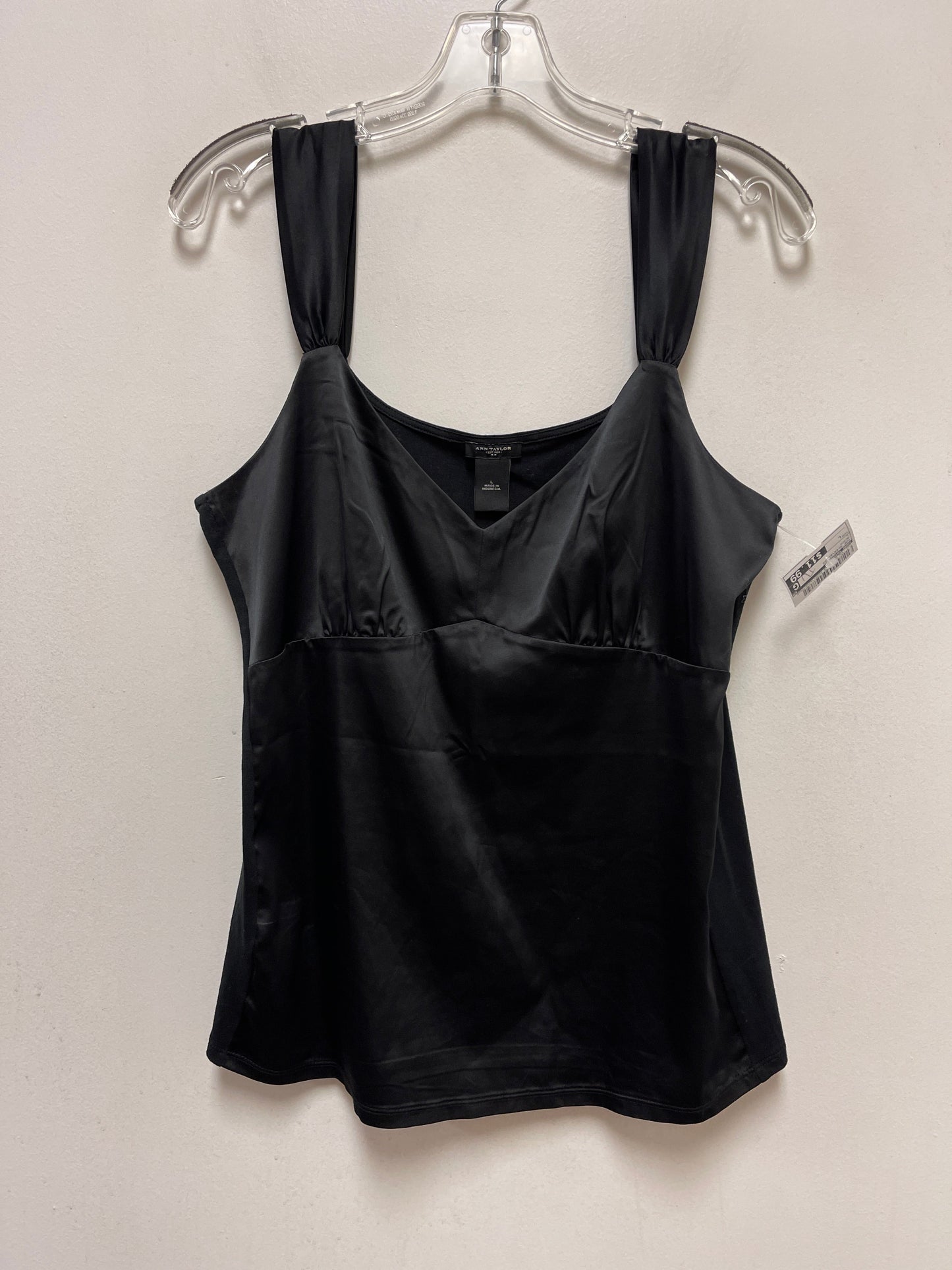 Black Top Sleeveless Ann Taylor, Size L