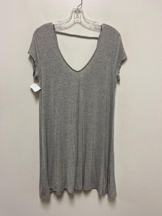 Grey Tunic Short Sleeve Clothes Mentor, Size L