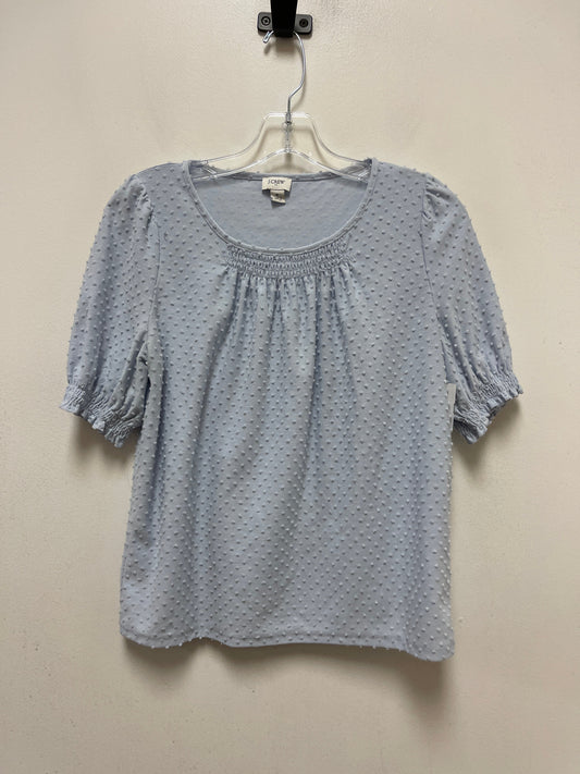 Blue Top Short Sleeve J. Crew, Size S