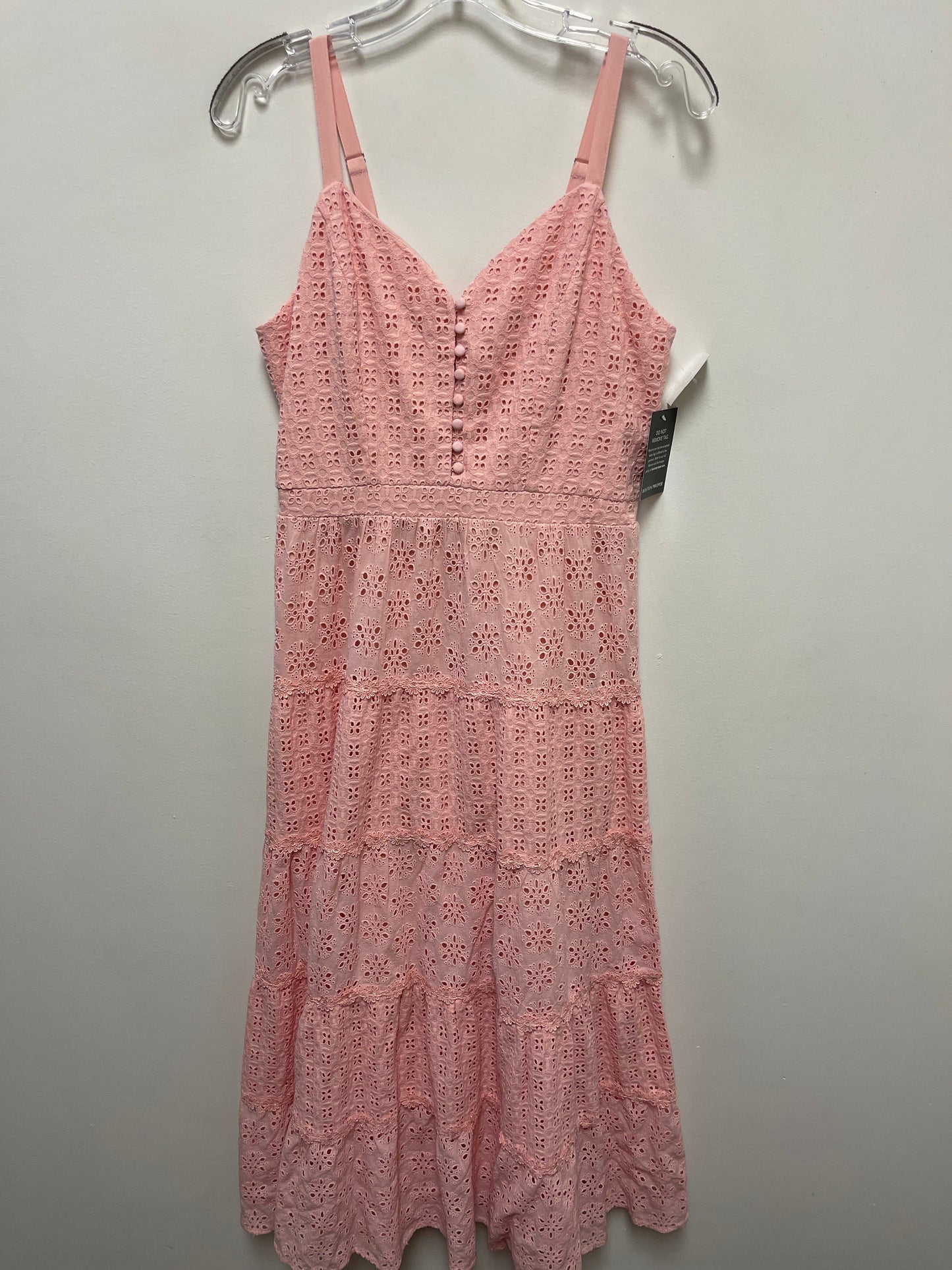 Pink Dress Casual Maxi Boston Proper, Size M